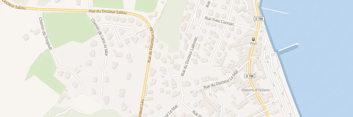 Plan du 23 Rue du Docteur Laënnec à Perros-Guirec