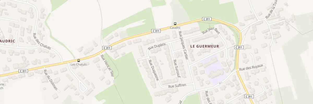 Plan du 4 Rue Dupleix à Ploemeur