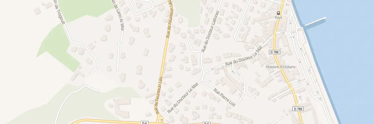 Plan du 7 Rue du Docteur Laënnec à Perros-Guirec