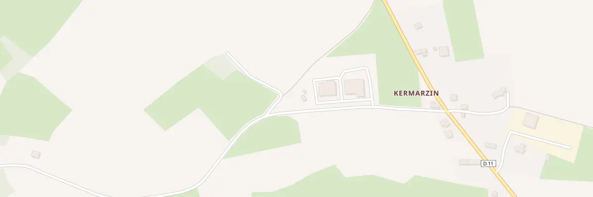 Plan du 7 Kermarzin à Duault