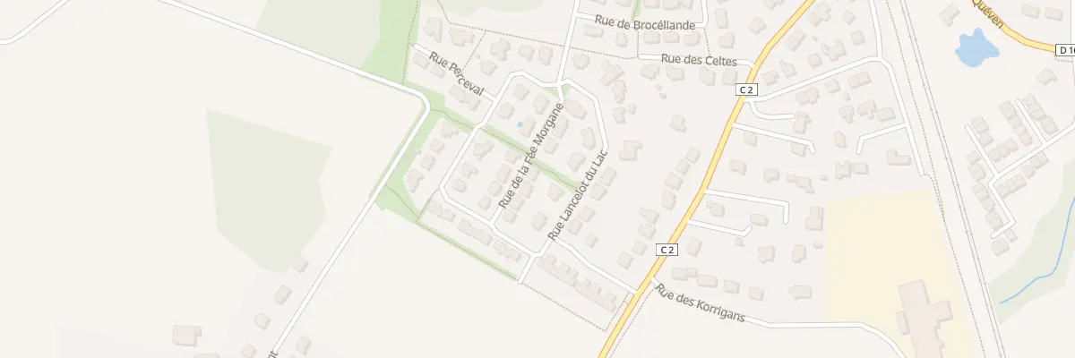 Plan du 8 Rue de la Fée Morgane à Gestel