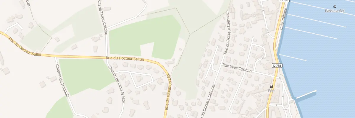 Plan du 9008 Rue Feunteun Leo à Perros-Guirec