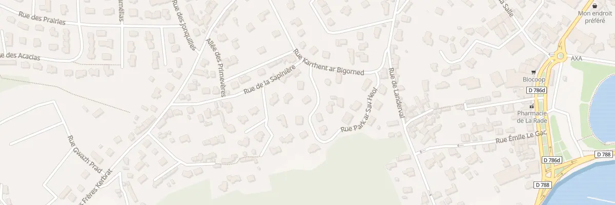 Plan du 6 Rue Park Ar Sav Heol à Perros-Guirec