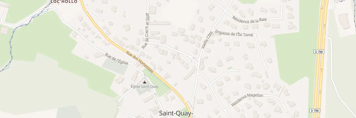 Plan du 1 Rue de Crec’h ar Goff à Saint-Quay-Perros