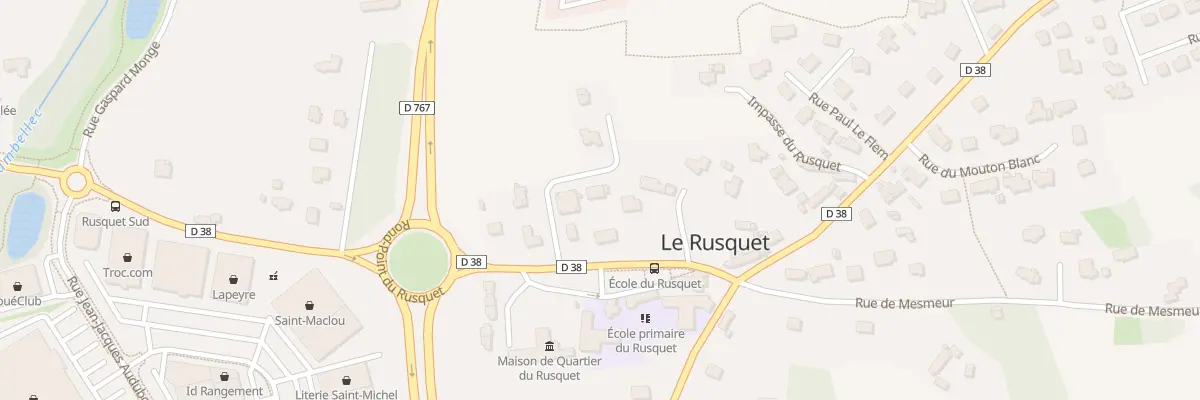 Plan du 6 Rue Georges Guynemer à Lannion