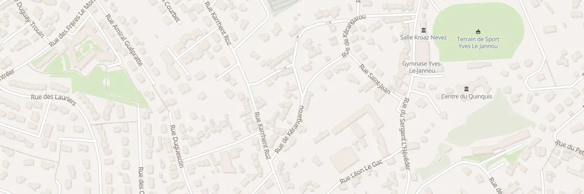 Plan du 72 Rue de Kerangarou à Perros-Guirec