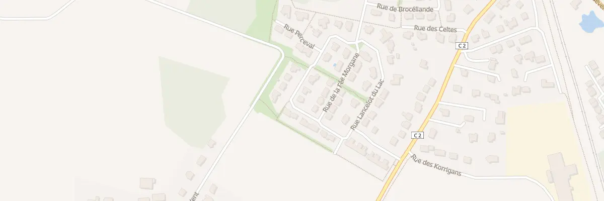 Plan du 2 Rue du Roi Arthur à Gestel