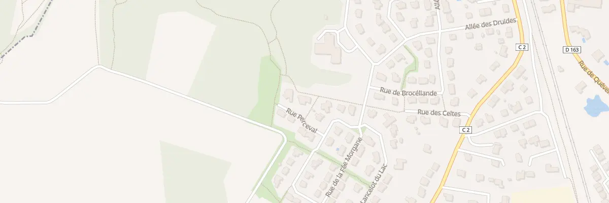 Plan du 2 Rue Perceval à Gestel