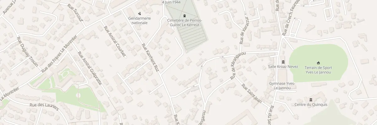 Plan du 23 Rue Karrhent Roz à Perros-Guirec
