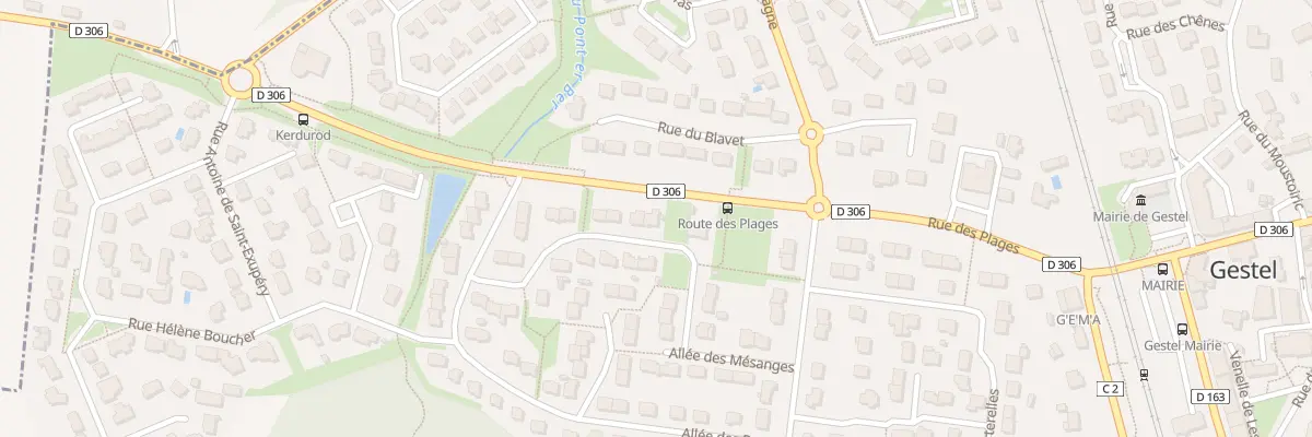 Plan du 16 All des Mésanges à Gestel