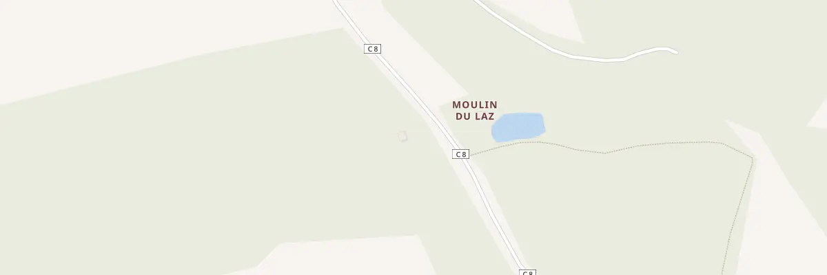 Plan du 5008 Moulin du Laz à Arzano