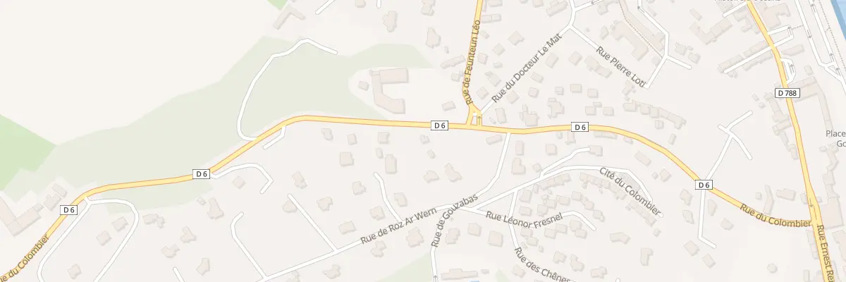 Plan du 39 Rue du Colombier à Perros-Guirec