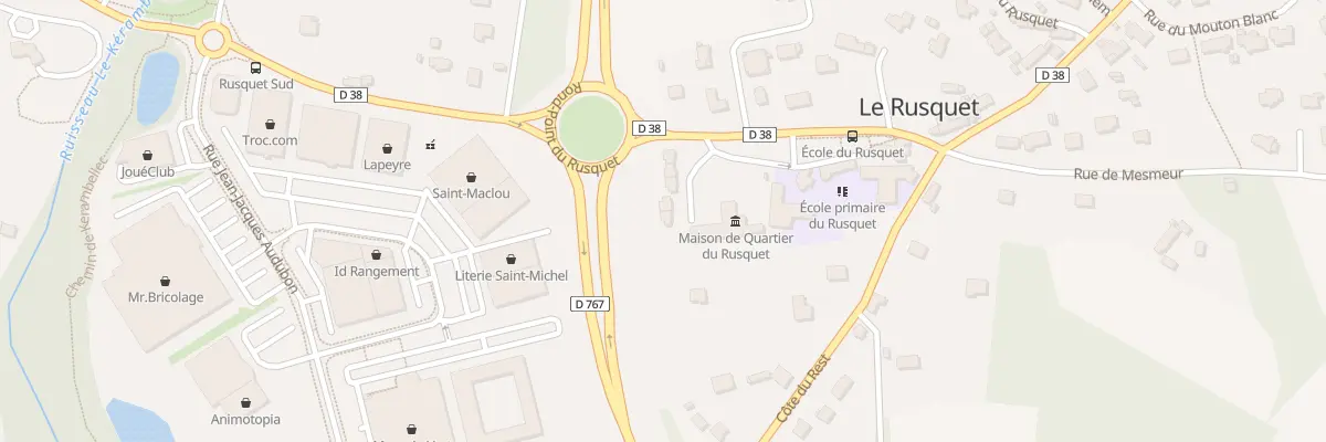 Plan du 10 Rue Henri Farman à Lannion