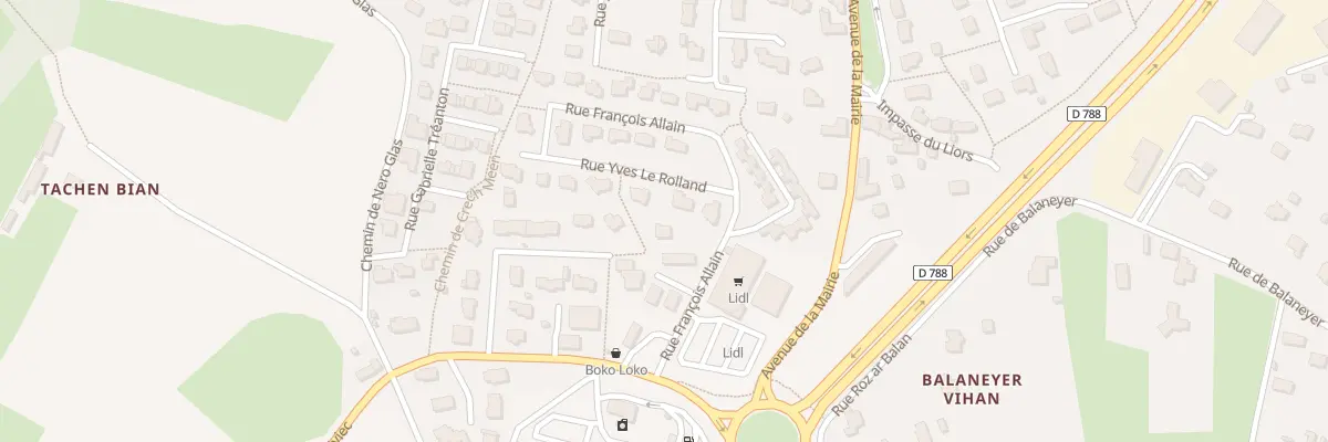Plan du 5 Rue Yves Le Rolland à Saint-Quay-Perros