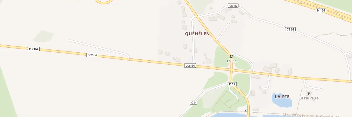 Plan du 2 Quehelen à Paule