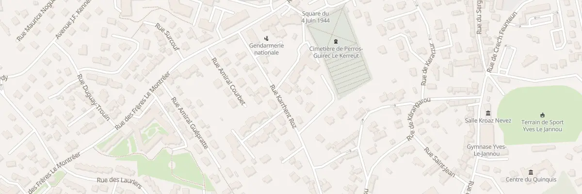 Plan du 13 Rue Karrhent Roz à Perros-Guirec