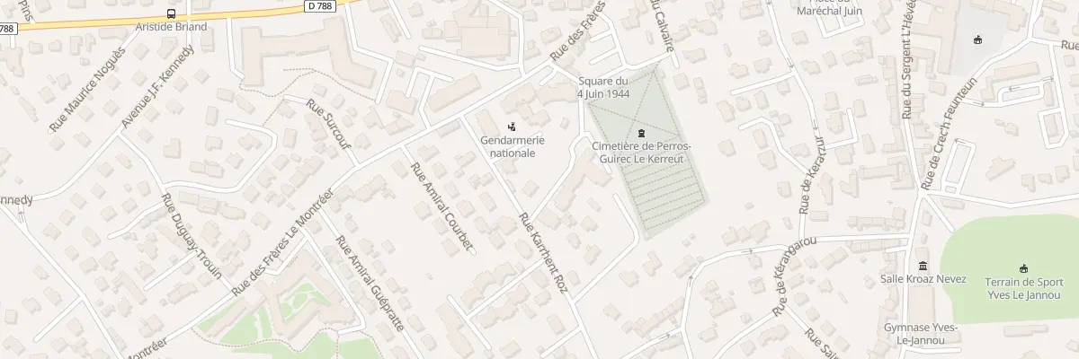 Plan du 7 Rue Karrhent Roz à Perros-Guirec