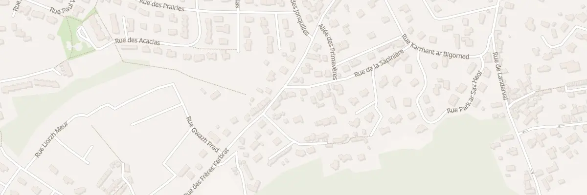 Plan du 23 Rue de la Sapinière à Perros-Guirec