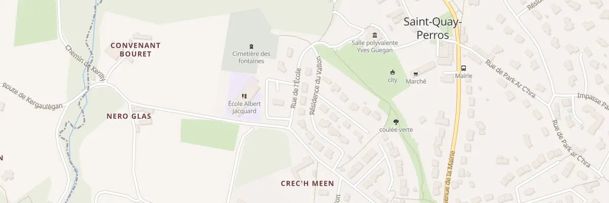 Plan du 22 Res du Vallon à Saint-Quay-Perros