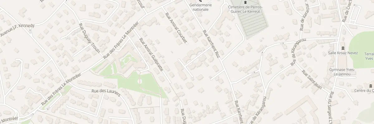 Plan du 12 Rue Karrhent Roz à Perros-Guirec