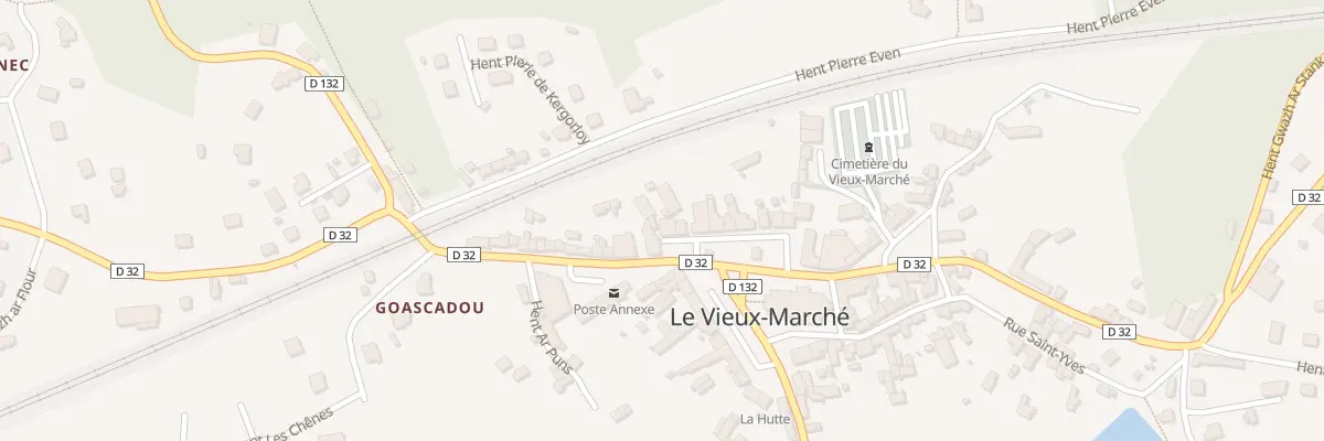 Plan du 3 Pl des Déportés au Vieux-Marché