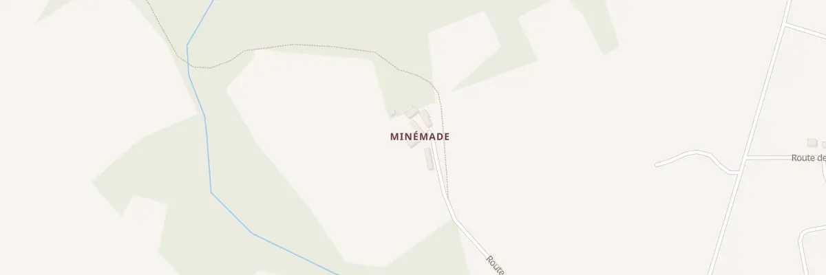 Plan du 5552 Minémade à Priziac