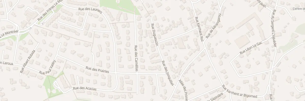 Plan du 29 Rue Duguesclin à Perros-Guirec