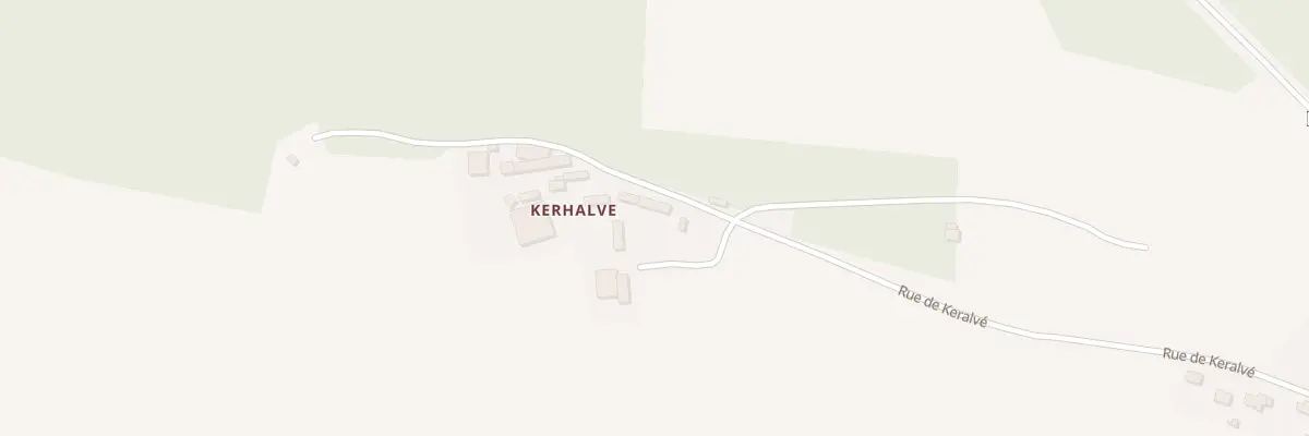 Plan du 78 Kerhalve à Arzano