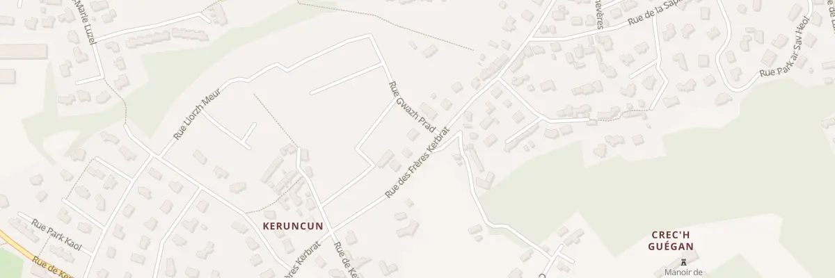 Plan du 1 Rue de Dour Mad à Perros-Guirec