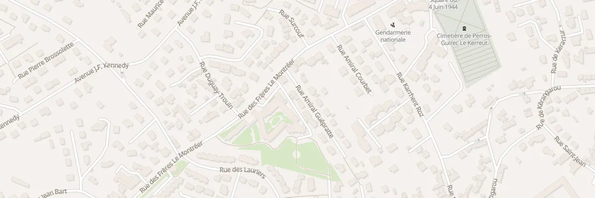 Plan du 6 Rue Amiral Guepratte à Perros-Guirec