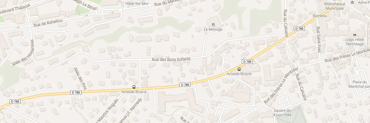 Plan du 31 Rue des Bons Enfants à Perros-Guirec