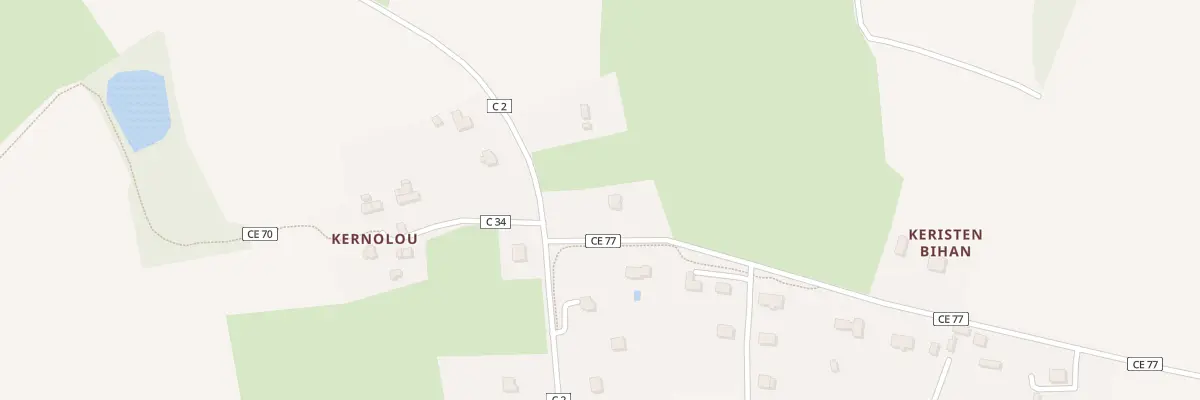 Plan du 5519 Croas Ty Nevez à Paule