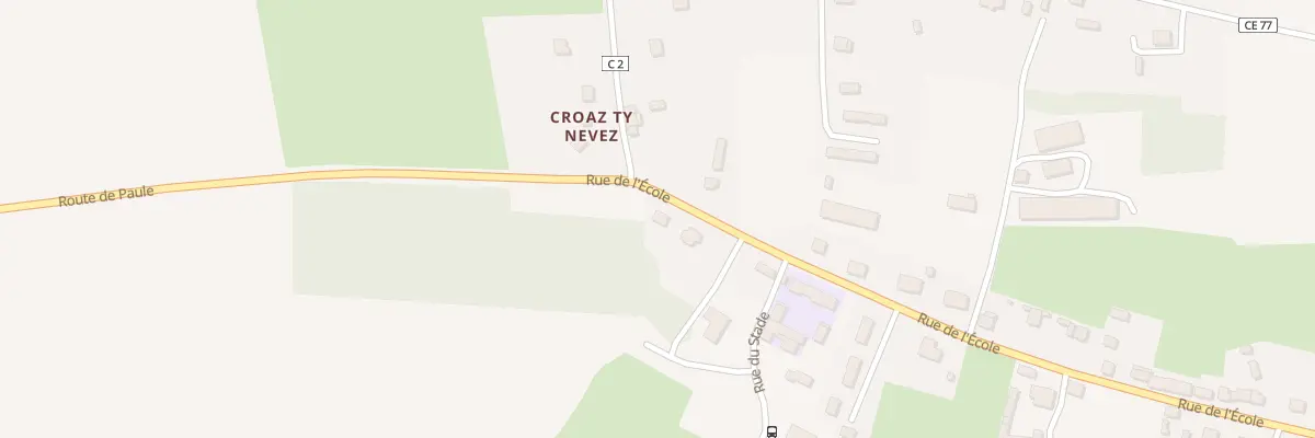 Plan du 35 Rue de l’Ecole à Paule
