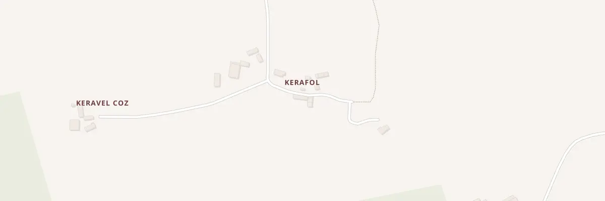 Plan du 4 Kerafol à Plounévez-Moëdec
