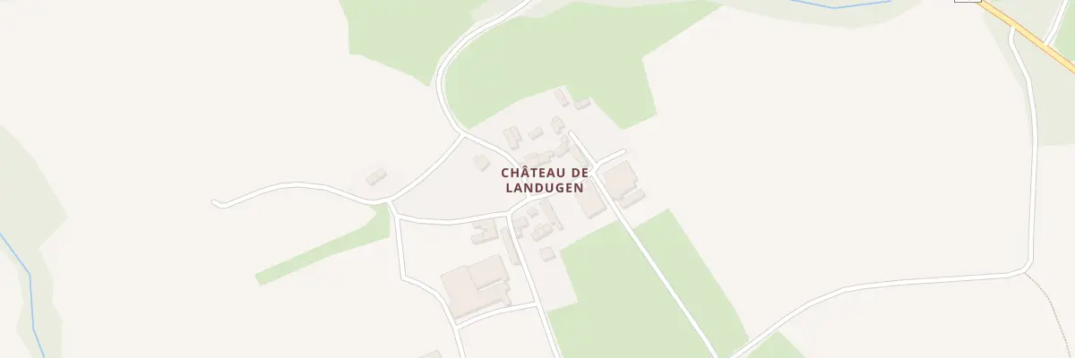 Plan du 10 Chateau de Landugen à Duault