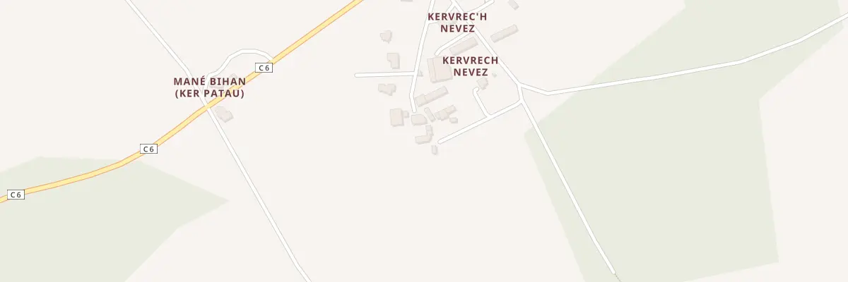 Plan du 5231 Kervrech Nevez à Meslan