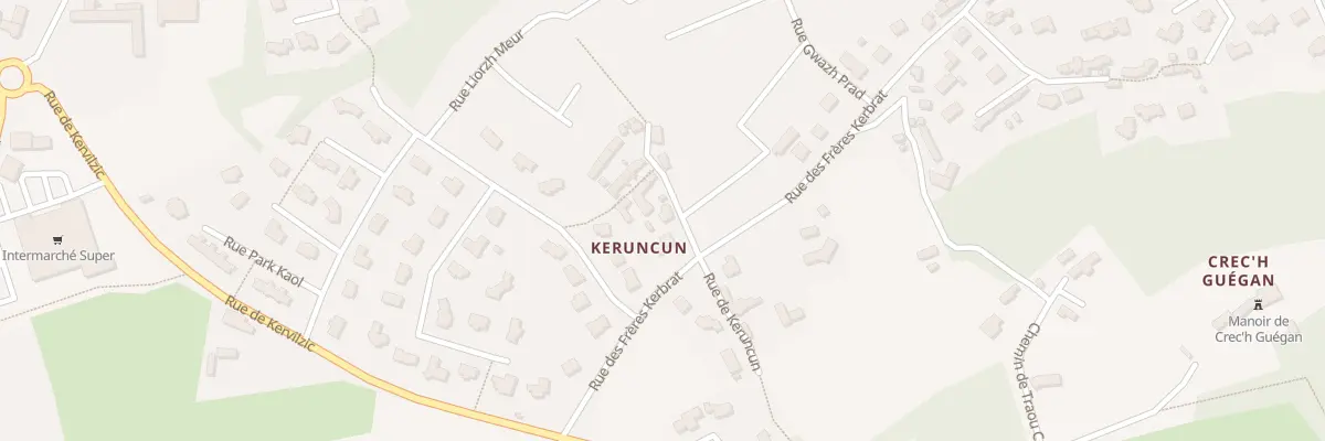 Plan du 3B Rue de Keruncun à Perros-Guirec