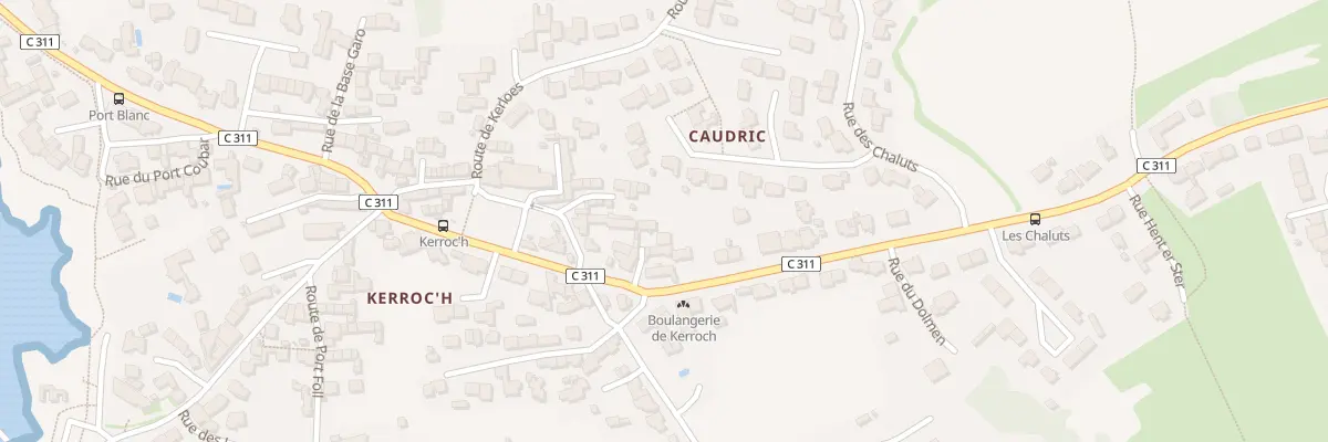 Plan du 3 Rue du Dolmen à Ploemeur