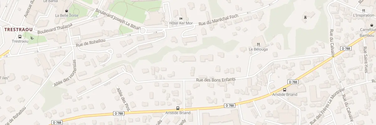 Plan du 30 Rue des Bons Enfants à Perros-Guirec