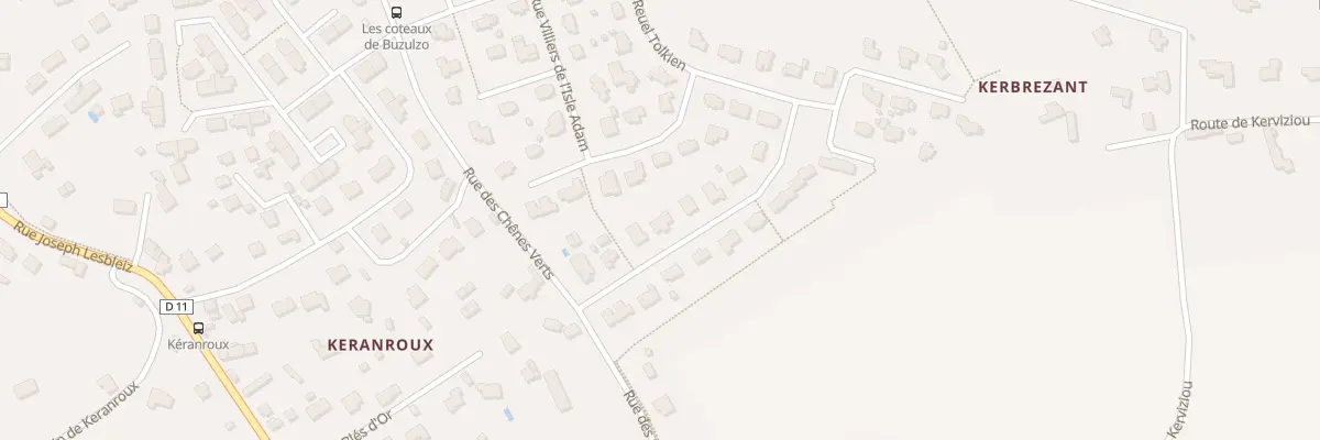 Plan du 7 Rue J.R.R. Tolkien à Ploubezre