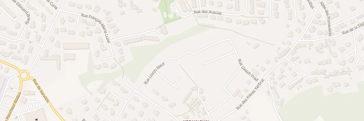 Plan du 33 Rue Gwazh Prad à Perros-Guirec