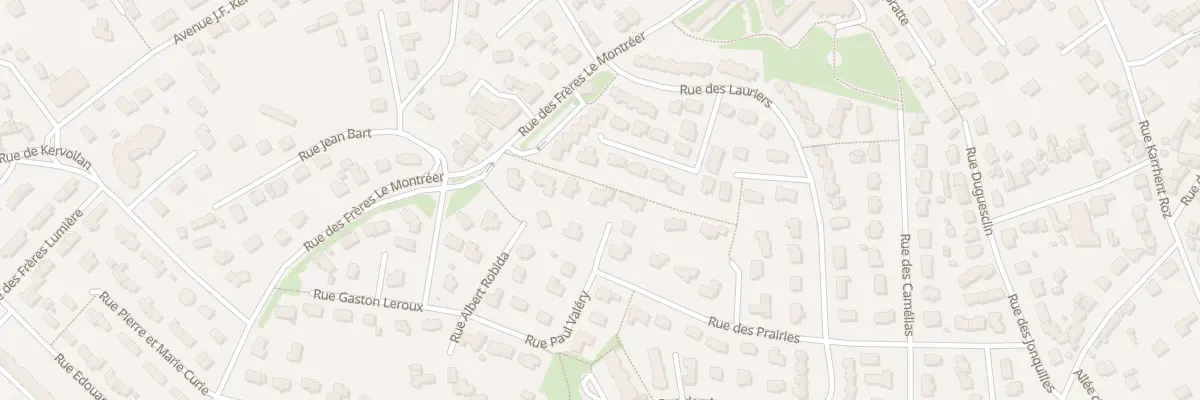 Plan du 36 Rue Paul Valéry à Perros-Guirec