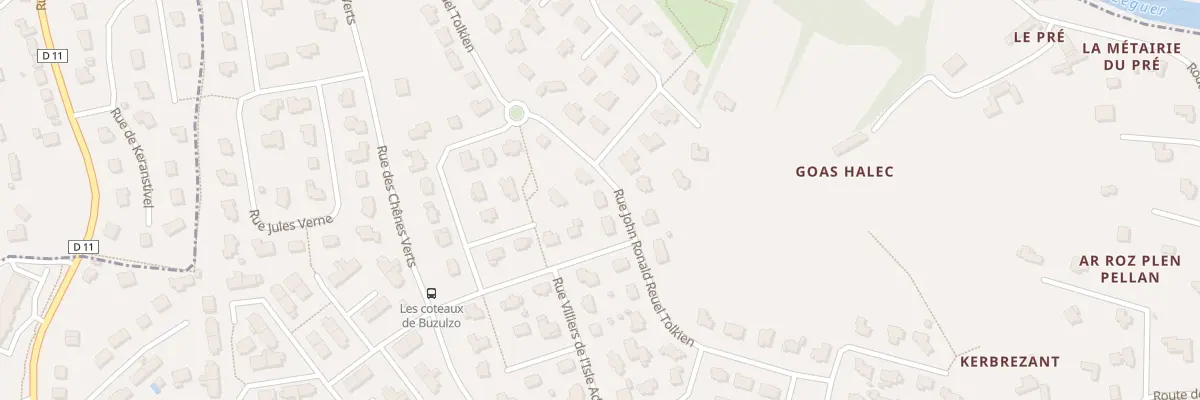 Plan du 31 Rue J.R.R. Tolkien à Ploubezre