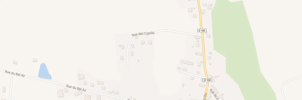 Plan du 5 Rue des Cypres à Langonnet