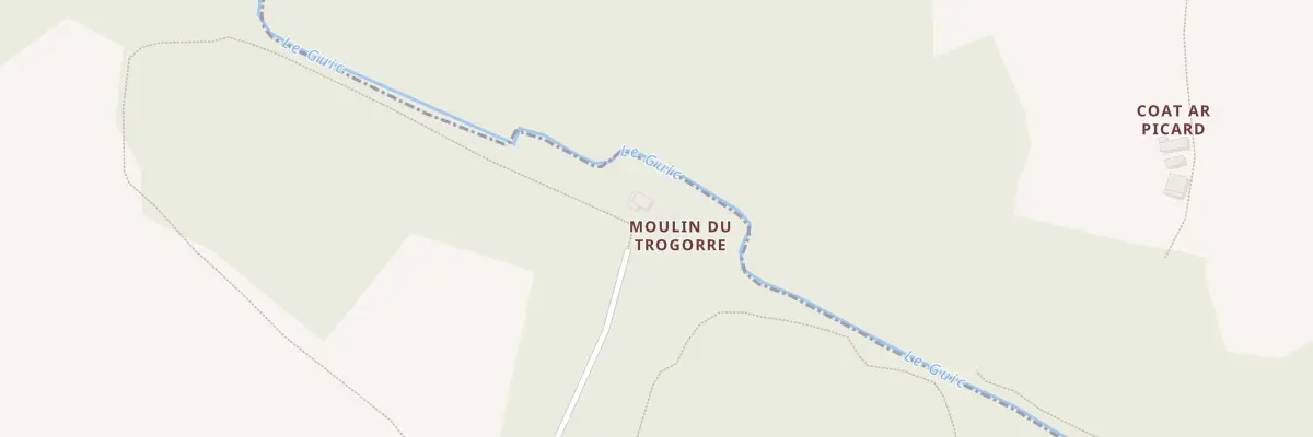 Plan du 5228A Moulin du Trogorre à Plounévez-Moëdec