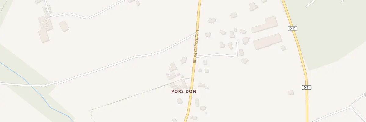 Plan du 15 Rte de Pors Don à Ploubezre