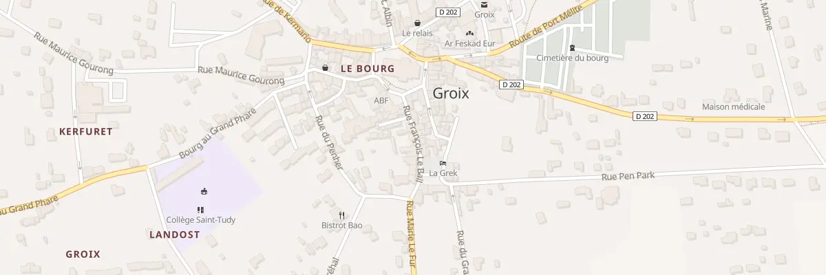 Plan du 10 Rue Francois Le Bail à Groix