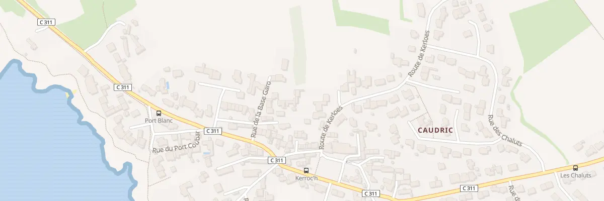 Plan du 7 Rte de Kerloës à Ploemeur