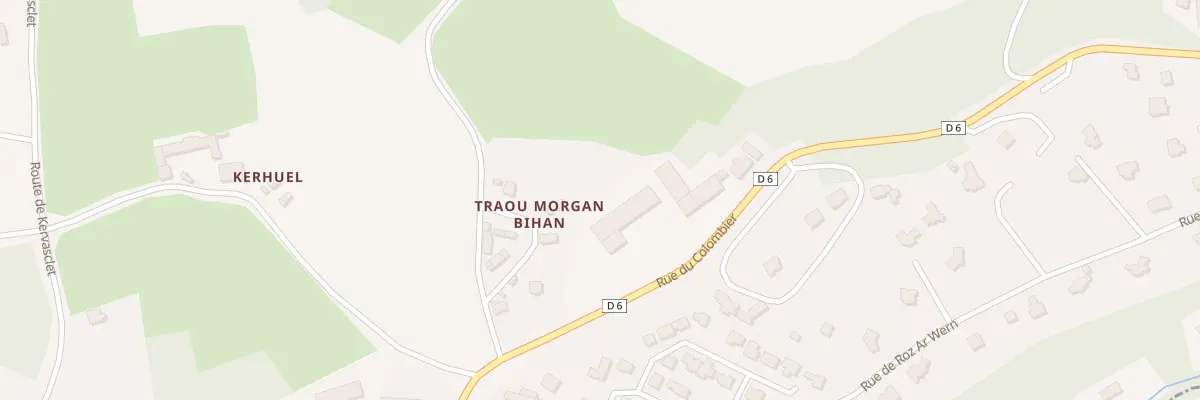 Plan du 9 Chem Traou Morgan Bian à Perros-Guirec