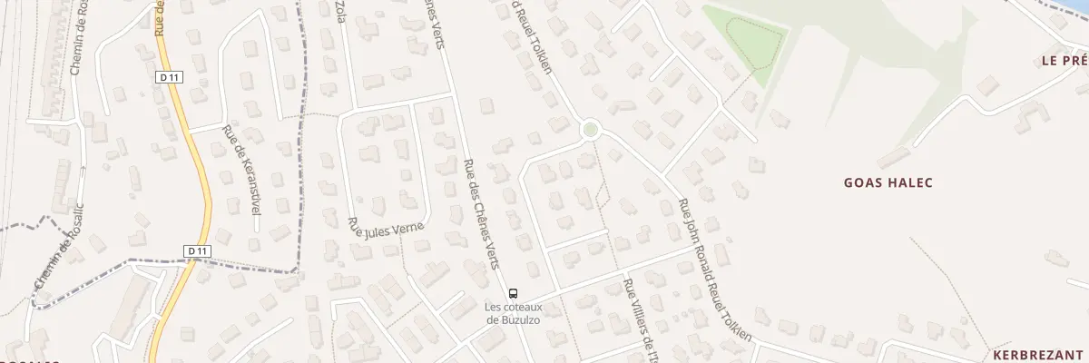 Plan du 4 Rue Robert Louis Stevenson à Ploubezre